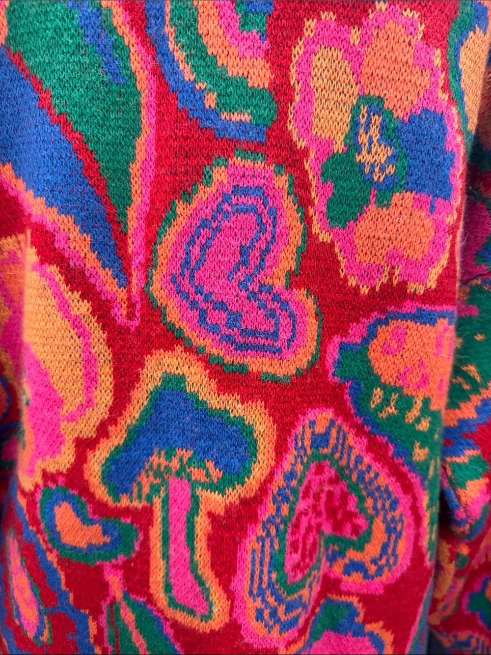 FARM Rio Red Multicolor Abstract-Print Cardigan - Picture 4 of 6